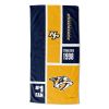 [Personalization Only] Official NHL Colorblock Personalized Beach Towel - Nashville Predators