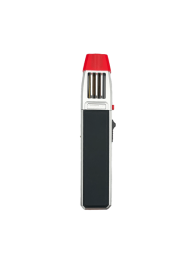 Refillable Torch Stick Metal Lighter- Prefilled & Ready To Use (Color: Silver)