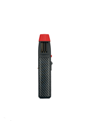 Refillable Torch Stick Metal Lighter- Prefilled & Ready To Use (Color: Black)